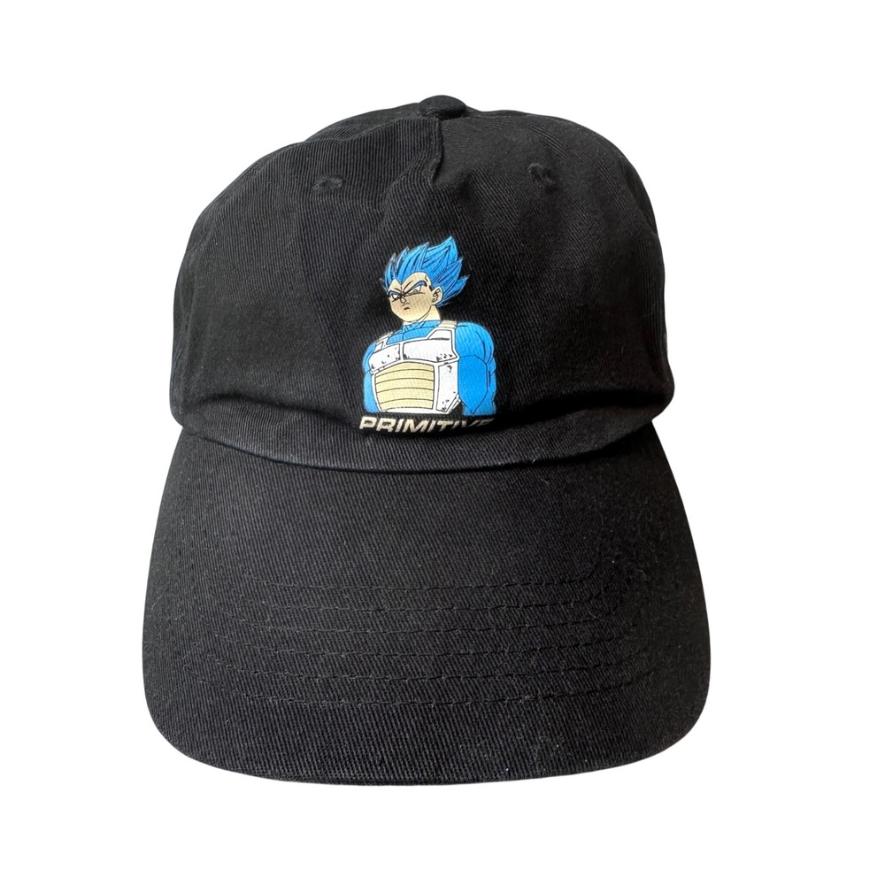 Primitive Hat Mens OS Black Dragon Ball Super Vegeta Dad Cap Streetwear Anime